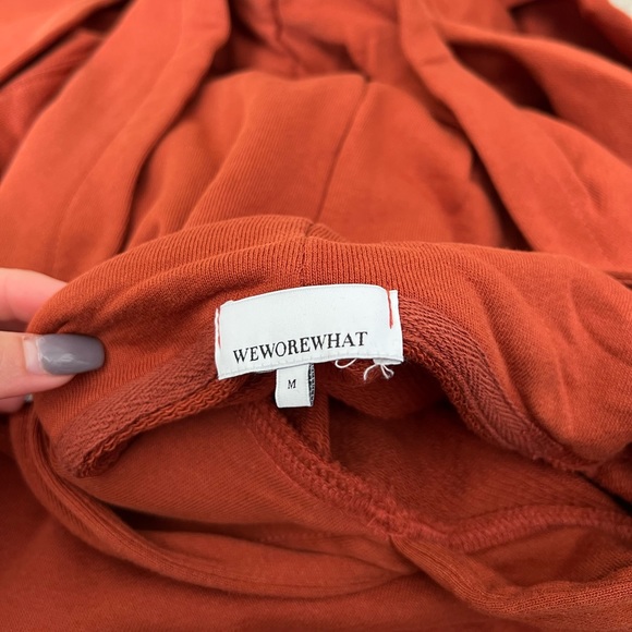 WE WORE WHAT oversized hoodie and sweatpants (M) in rust 🧡 - Picture 7 of 7